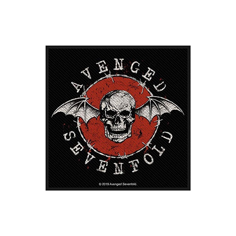 Avenged Sevenfold Distressed Skull Unisex Patch multicolour, 100% polyester,
