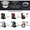 Stainless Steel Refillable Capsules Reusable Coffee Pods Compatible for Nespresso
