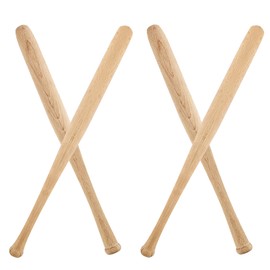 4 Pcs 18 Inch Mini Bats Wooden Baseball Bat Unfinished Small Baseball Bats Unpainted Wooden Bats for Painting DIY Sports Games Baseball Party Favors