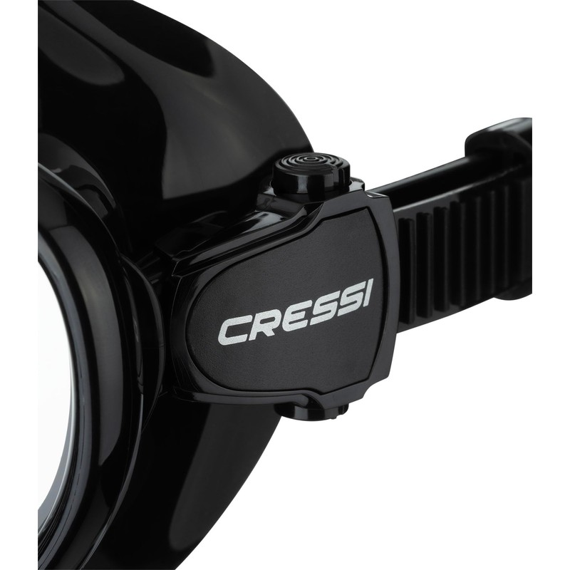 CRESSI Metis Action Cam Mask Black/Black - Unisex Reduced Volume