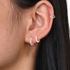 ZHESHY Gold Earrings Set Women's 3 Pairs 14K Gold-Plated Silver