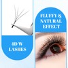 Gemerry Fadlash 0.07D-MIX8 - 14 mm Volume Eyelashes, 4D Pre-Fanned