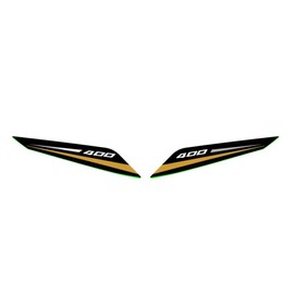 Generic for Kawasaki Ninja400 400R EX400 Z400 2018 2019 2020 2021 2022 Rear Tail Side Cover Fairing Decal Sticker, 400CC