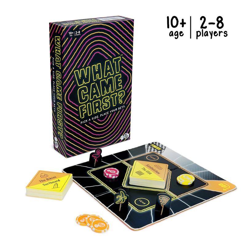 What Came First? Simple 50:50 Family Board Game for Kids