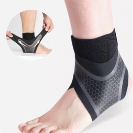Taping Band Ankle Support Sports Ankle Brace for Hiking Soccer Running Compression Men's (XL)/Right 1pc