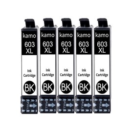 kamo 603 XL Printer Cartridges Compatible with Epson 603 603XL Cartridges Multipack (5-Pack) for Expression Home XP-2100 XP-2105 XP-3100 XP-3105 XP-4100 XP-4105, Workforce WF-2810 WF-2830 WF-2835