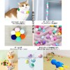 Cat Toy, Cats, Toy, Ball, Mixed Colors, 1 Ball Launcher,