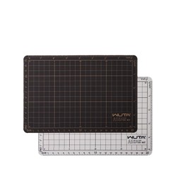 WUTA Cutting Mat Self-Healing, Double-Sided Craft Mat, Cut-Resistant, Professional A5 Leather Craft Mat (22 x 15 cm)