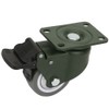 Manganese Steel Bracket 3 inches Bearing Caster Wheels TPR Trolley