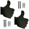 ASTUD Decorative Wall Mounted Hooks (2pcs) Functional Art, Funny, Space-Saving,