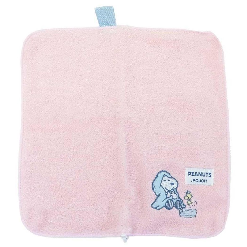 Snoopy Dotto Pouch Snoopy Organic Cotton Towel BE