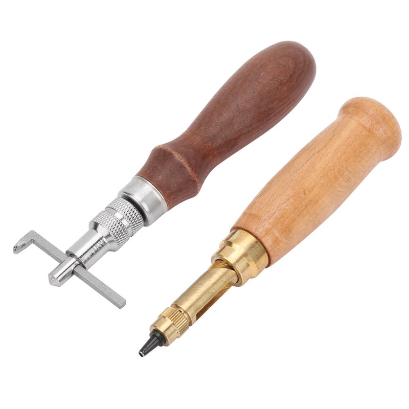 18pcs Leather Craft Working Punch Tools Kit Sewing Stitching Carving