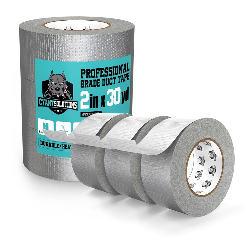 CyantSolutions Duct Tapes, No Residue and Strong Adhesive, Grey Duct