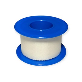 DE Healthcare Products Silk Plasters (Pack of 12), 2.5 cm × 5 m, Very Skin-friendly, Can Be Teared Longitudinally and Horizontally, Silk, White