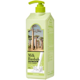 Milk Baobab Body Wash Lime & Basil, 1L, 1 piece