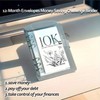 12-Month Envelopes Money Saving Challenge Binder,Budget Binder With Cash Envelopes,12