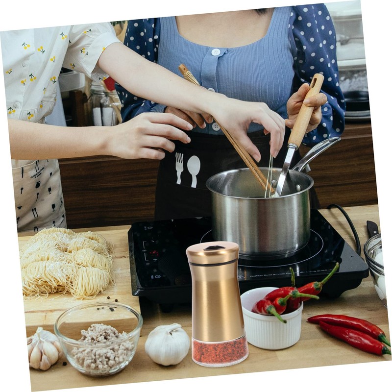 Ciieeo 2Pcs Seasoning Visible Spice Dispenser for Salt Pepper and