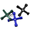 Meter Box Key Gas Key, 2-Piece 4-Way Multi-Functional Utilities Key
