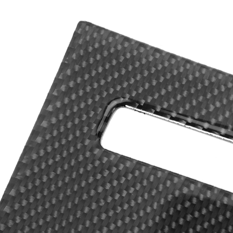 Console Trim Sticker Carbon Fiber CD Player Interior Accessories Fit