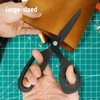 All Purpose 3 Pack Black Professional Tailor Scissors Heavy Duty,
