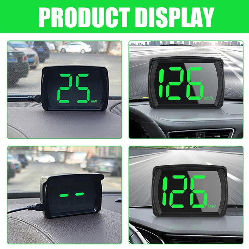 Operitacx Digital GPS Speedometer for Car Accurate Satellite Speedometer Display