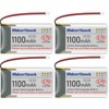 MakerHawk 3.7V 1100mAh LiPo Battery 102540 Rechargeable 1S Lithium Polymer