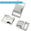 Enosea 2 Pcs Metal Side Release Buckle 3/4 inch(20mm) Adjustable