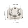 PATIKIL 4 Inch Backdraft Damper, Stainless Steel Flexible Airflow Ducting