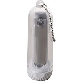 Kai Corporation KQ1323 Nail Clipper with Cap, Curved Blade, Made in Japan, White