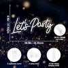 UponRay Neon light production Let's Party luminous character party wedding