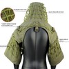 LytHarvest Sniper Ghillie Suit Foundation, Ripstop, Camouflage Tactical Ghillie Hood