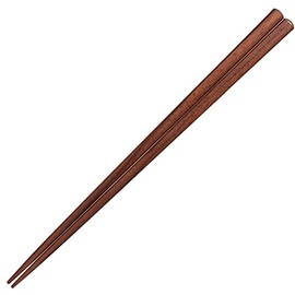 Sunny Life Design 264116 Wakasa Lacquer Chopsticks Natural Wood, 9.3 inches (23.5 cm), Walnut, Brown, Made in Japan