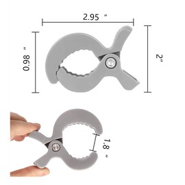 6 Pack Stroller Pegs Clips, Universal Buggy Pram Pegs to Hooks Muslin and Toys, Mosquito Net Clips, Sun Shade to Canopy, Car Seat Cover Clips, Pram Toy Holder, Nursing Cover Clip, Universal Fit