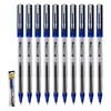 iSilkBOLD Ballpoint Pens, BLUE, Medium Point (1.0mm), Pack of 10,