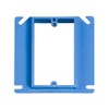 Carlon A411 Outlet Box Cover, Square, Raised, 1 Gang, 4-Inch,