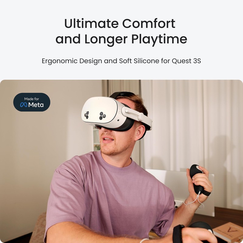 KIWI design F4 Silicone Facial Cover Compatible with Meta Quest