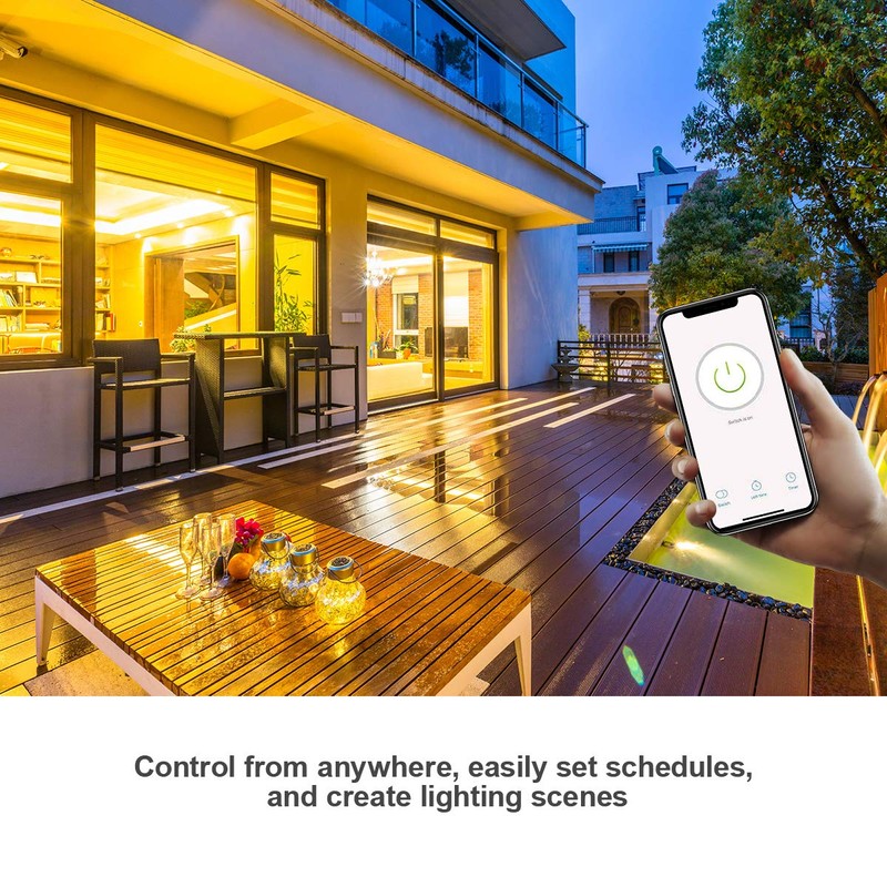 Smart Dimmer Switch, Micmi Smart WiFi Light Switch for Dimmable