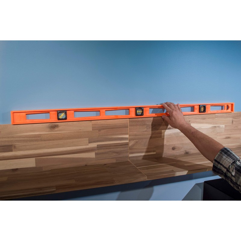 Johnson Structo-Cast 48 in. Plastic I-Beam Level 3 vial