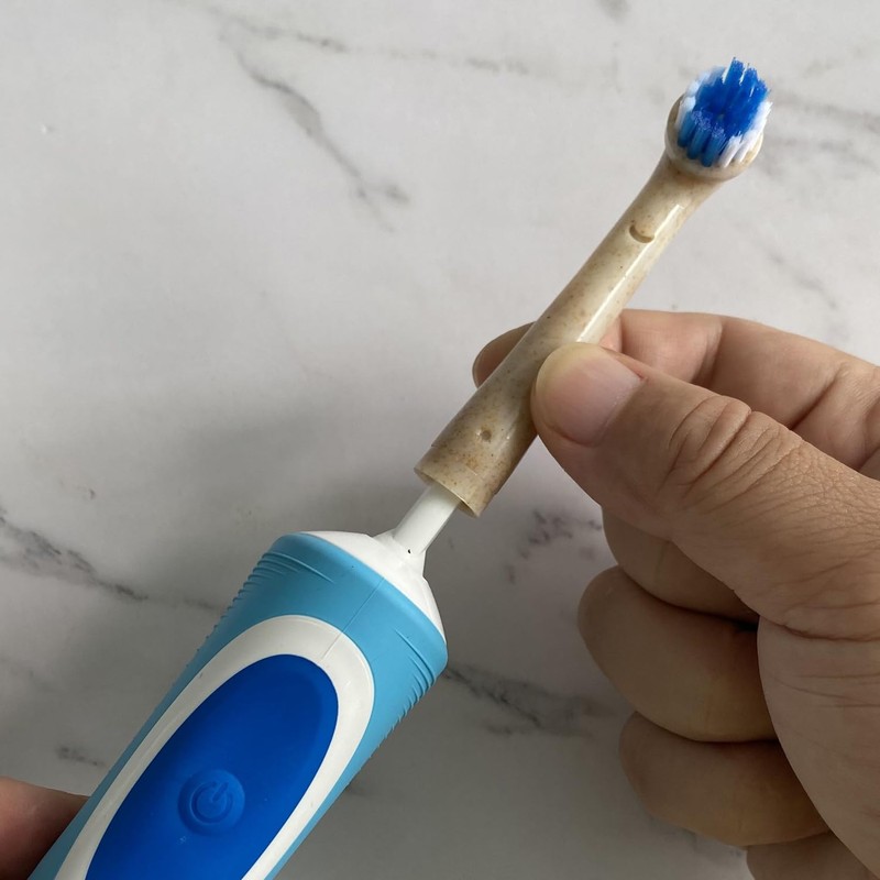 Biodegradable Replacement Toothbrush Heads Compatible Compatible with Oral-b Braun -