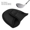 Sren Mallet Putter Cover, Plush Putter Covers Thick for(black)