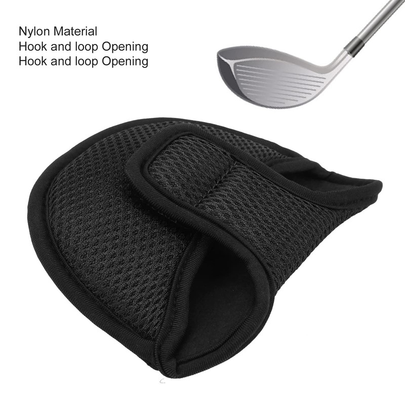 Sren Mallet Putter Cover, Plush Putter Covers Thick for(black)