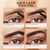Youbuy 3d Gel De Cejas Crema Impermeable Set Para Cejas