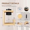 AIKUT Candle Warmer Lamp, with 2 Bulbs,Timer & Dimmer,Simple Natural