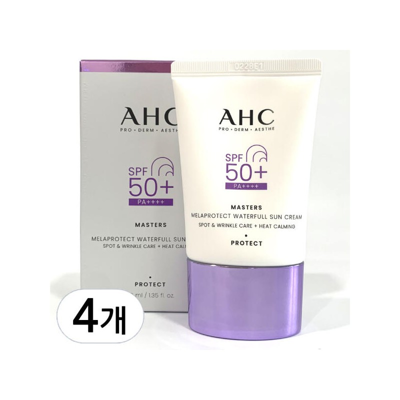AHC 마스터즈 멜라 프로텍트 워터풀 선크림 40ml 4개(1.+1.+1.+1.) AHC Masters