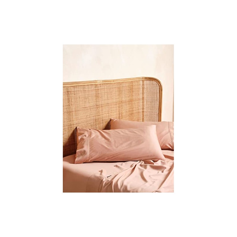 Linen House Nara 400TC Bamboo/Cotton Clay Standard Pillowcase