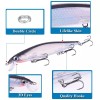 Proleurre Fishing lures Crank Fresh and Saltwater fishing! 3 Treble
