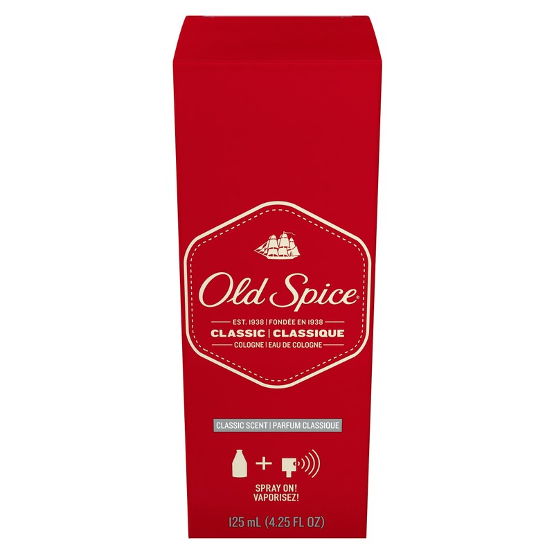 Old Spice Classic Cologne Spray 4.25 oz