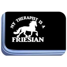 Friesian Horse Sticker Therapist OS 618 6" horse Decals draft horse