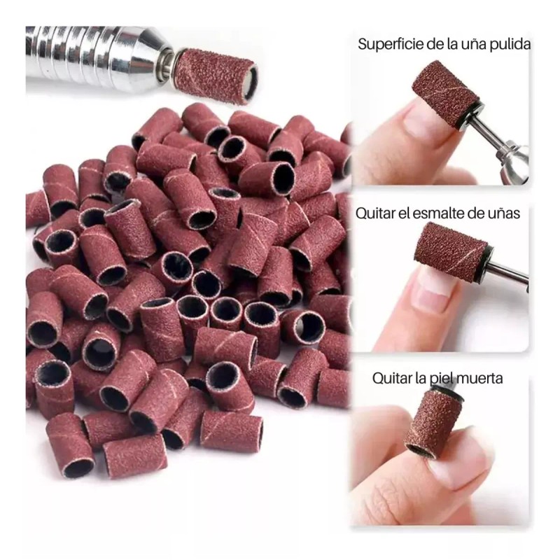 Universo en Linea 600 Lija Barril Para Drill Pulidor Manicure