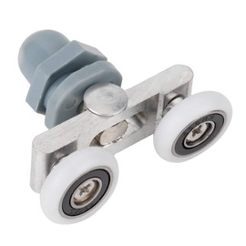 Shower Door Rollers 4pcs Top + 4pcs Bottom Double Wheel Sliding Enclosure Door Glass Roller Replacement Bathroom Glass Door (#2)